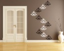 Damask Wall Pattern  Art Stickers